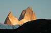 Mount Fitz Roy bij opkomst van de zon