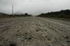 Slecht wegdek op de Carratera Austral