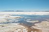 Gasvorming op de Salar de Uyuni
